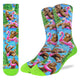 Men's Bigfoot Floating Down Lake Socks