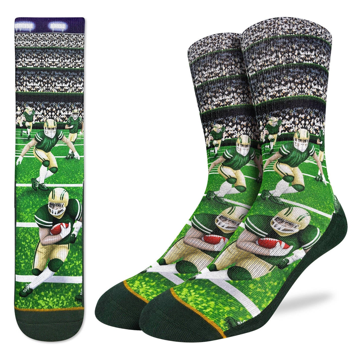 Men's Football, Green Socks