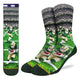 Men's Football, Green Socks