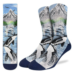 Men's Breaching Orcas Socks