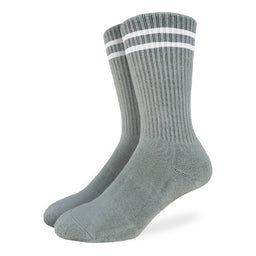 Men's Athletic Socks, Heather Gray