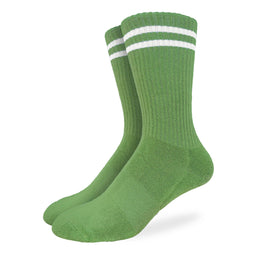 Men's Athletic Socks, Leaf Green