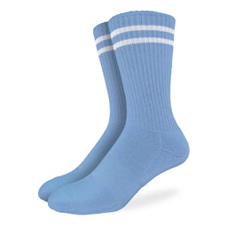 Men's Athletic Socks, Sky Blue