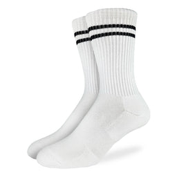 Men's Athletic Socks, White