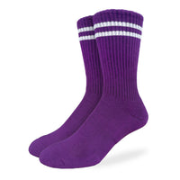 Men's Athletic Socks, Grape Purple