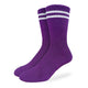 Men's Athletic Socks, Grape Purple