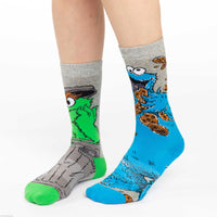 Women's Oscar and Cookie Monster Socks