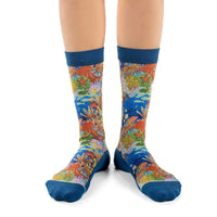 Women's Octopus Hiding in Reef Socks