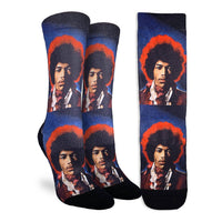 Women's Jimi Hendrix, Portrait Socks