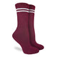 Women's Athletic Socks, Burgundy