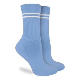 Women's Athletic Socks, Sky Blue