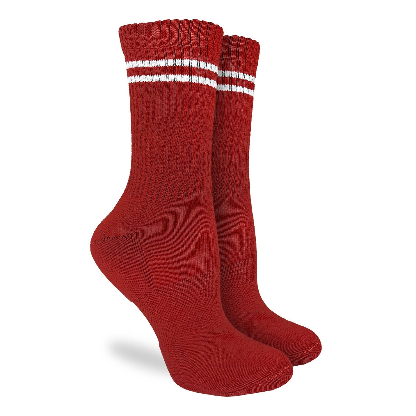 Women's Athletic Socks, Brick Red