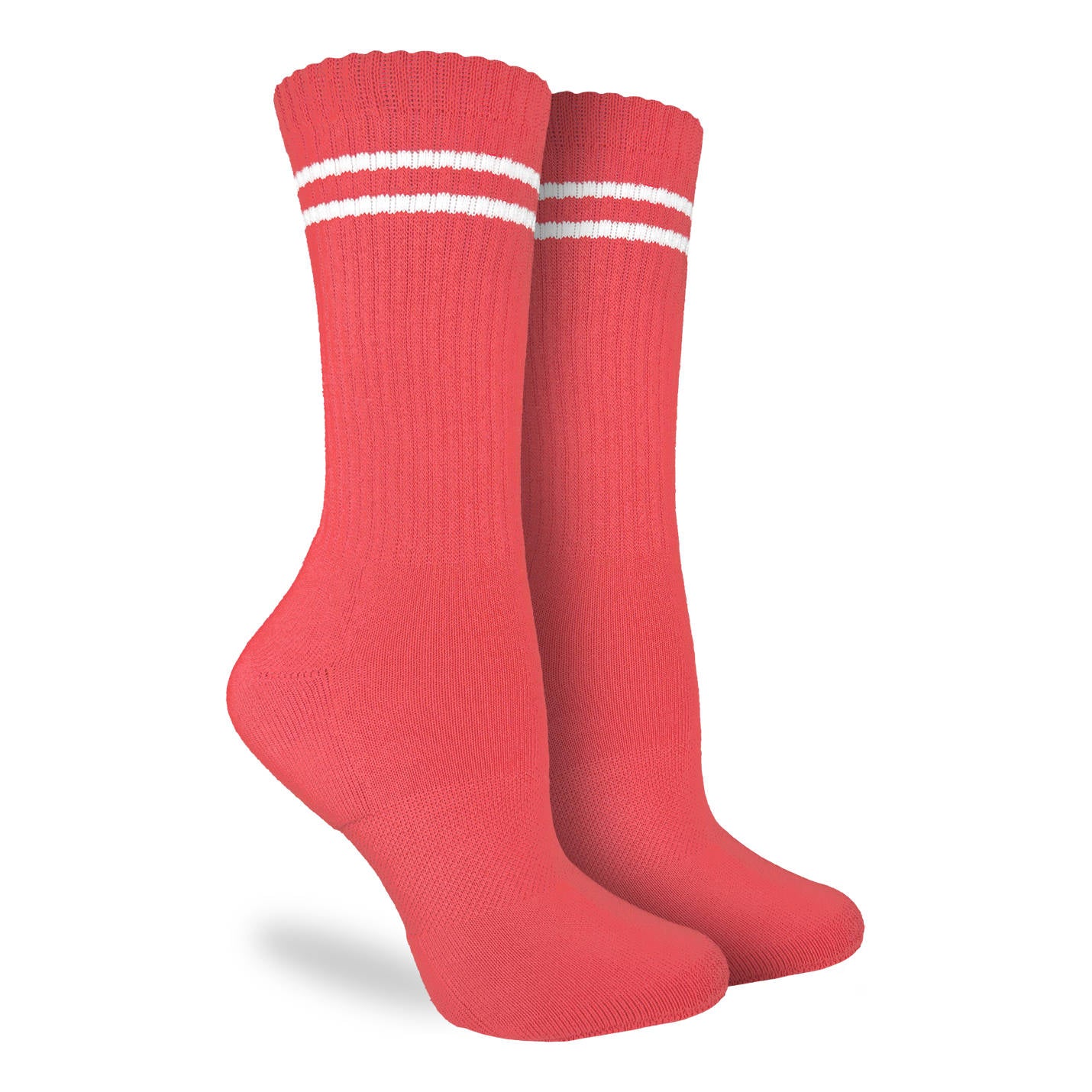 Women's Athletic Socks, Tomato Red