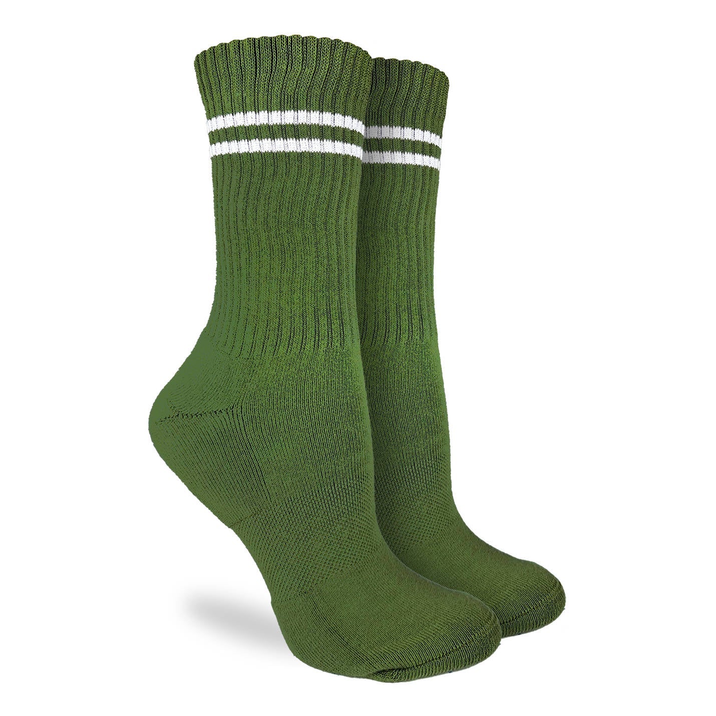 Women's Athletic Socks, Olive Green