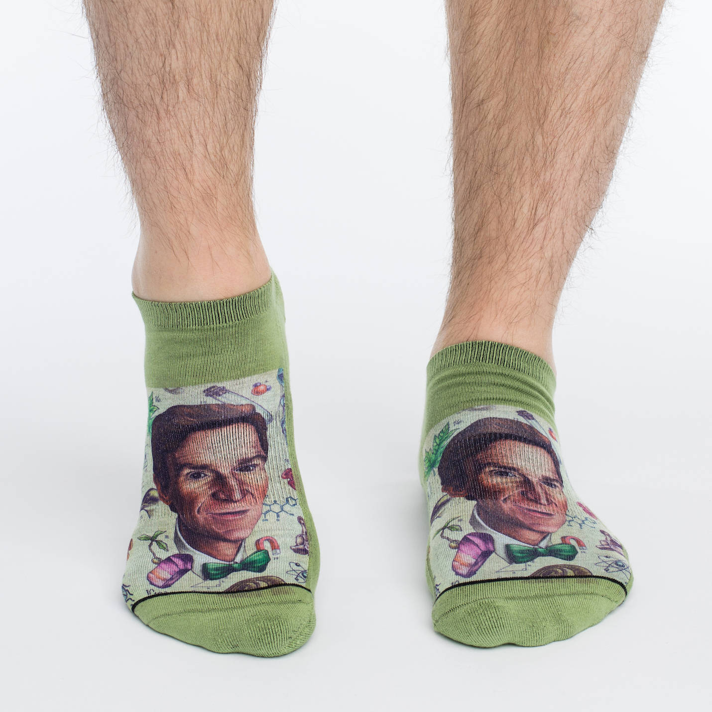 Men's Bill Nye the Science Guy Ankle Socks