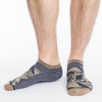 Men's Coffee Crow Ankle Socks