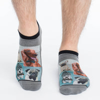 Men's Dashing Dogs Ankle Socks