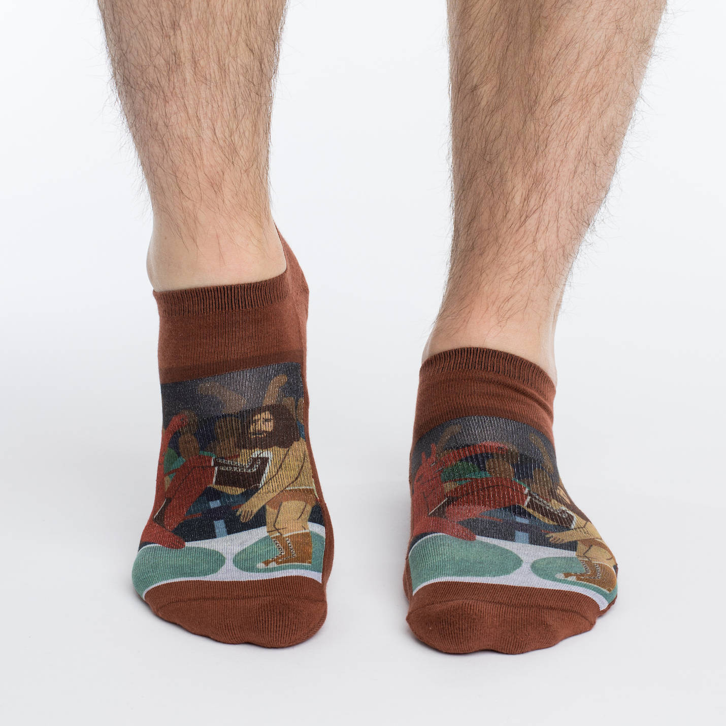 Men's Wrestling Good vs. Evil Ankle Socks