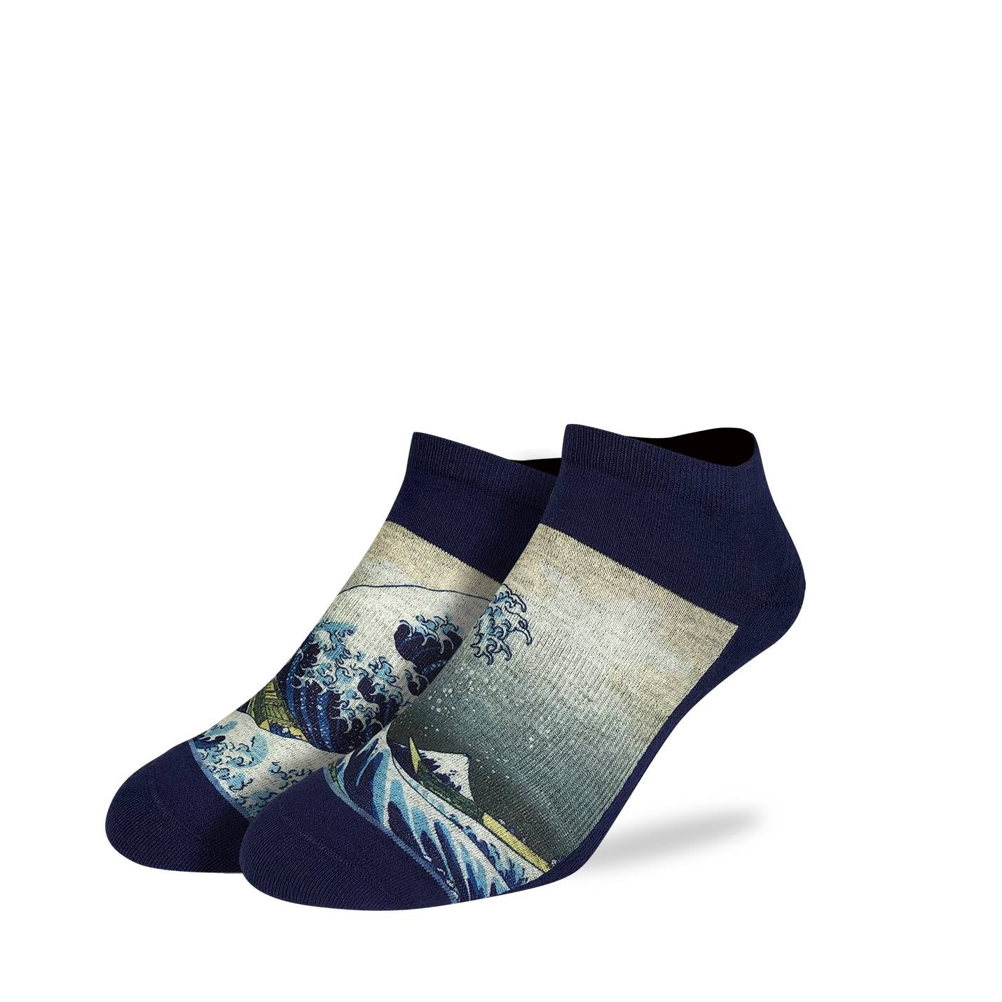 Men's Great Wave Off Kanagawa Ankle Socks