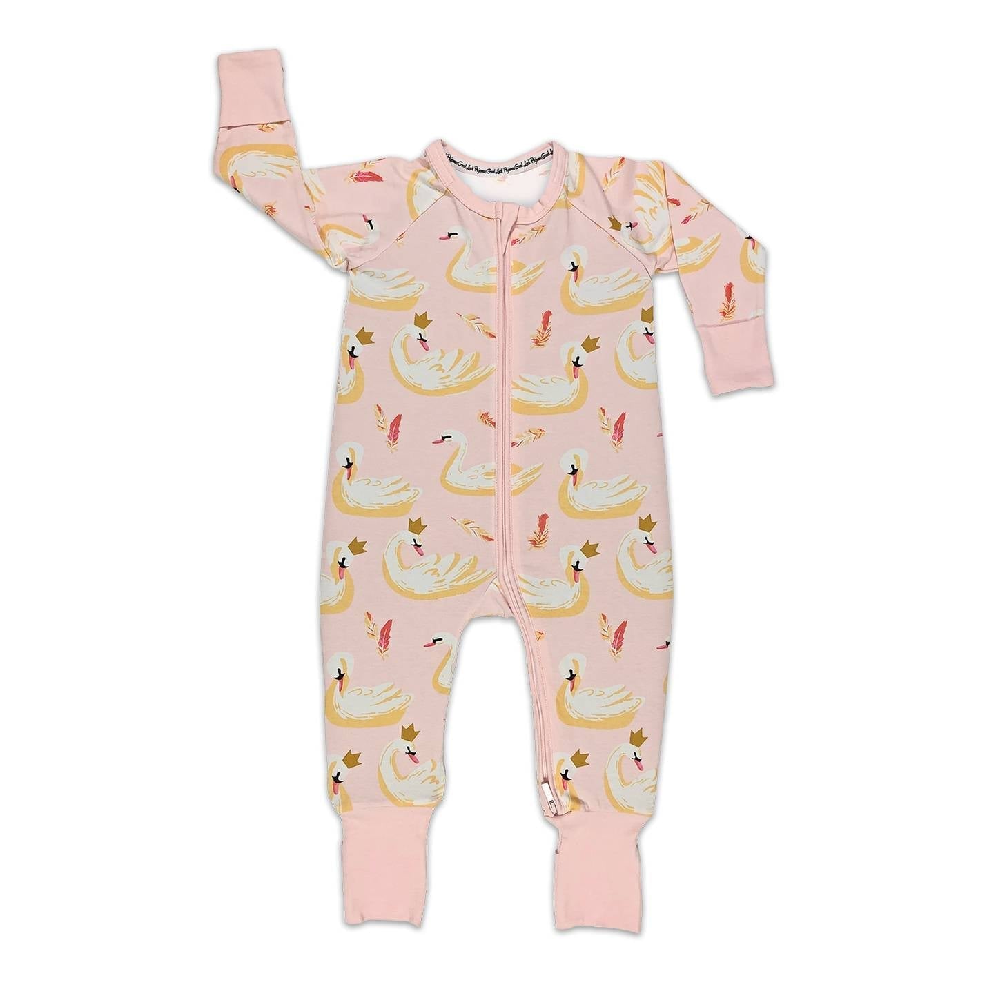 Swans Baby Pajamas