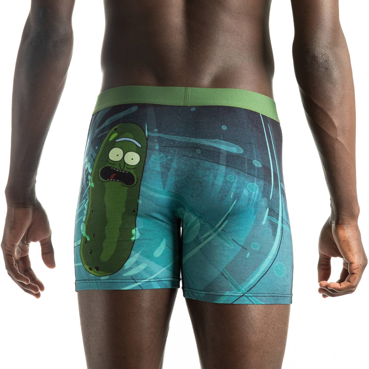 Men's Rick and Morty, Pickle Rick Sewer Escape Underwear