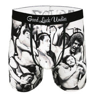 Men's Andre The Giant Wrestling Collage Underwear