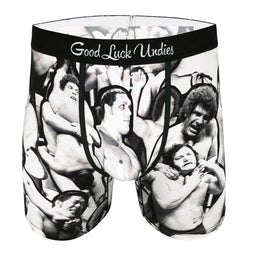 Men's Andre The Giant Wrestling Collage Underwear
