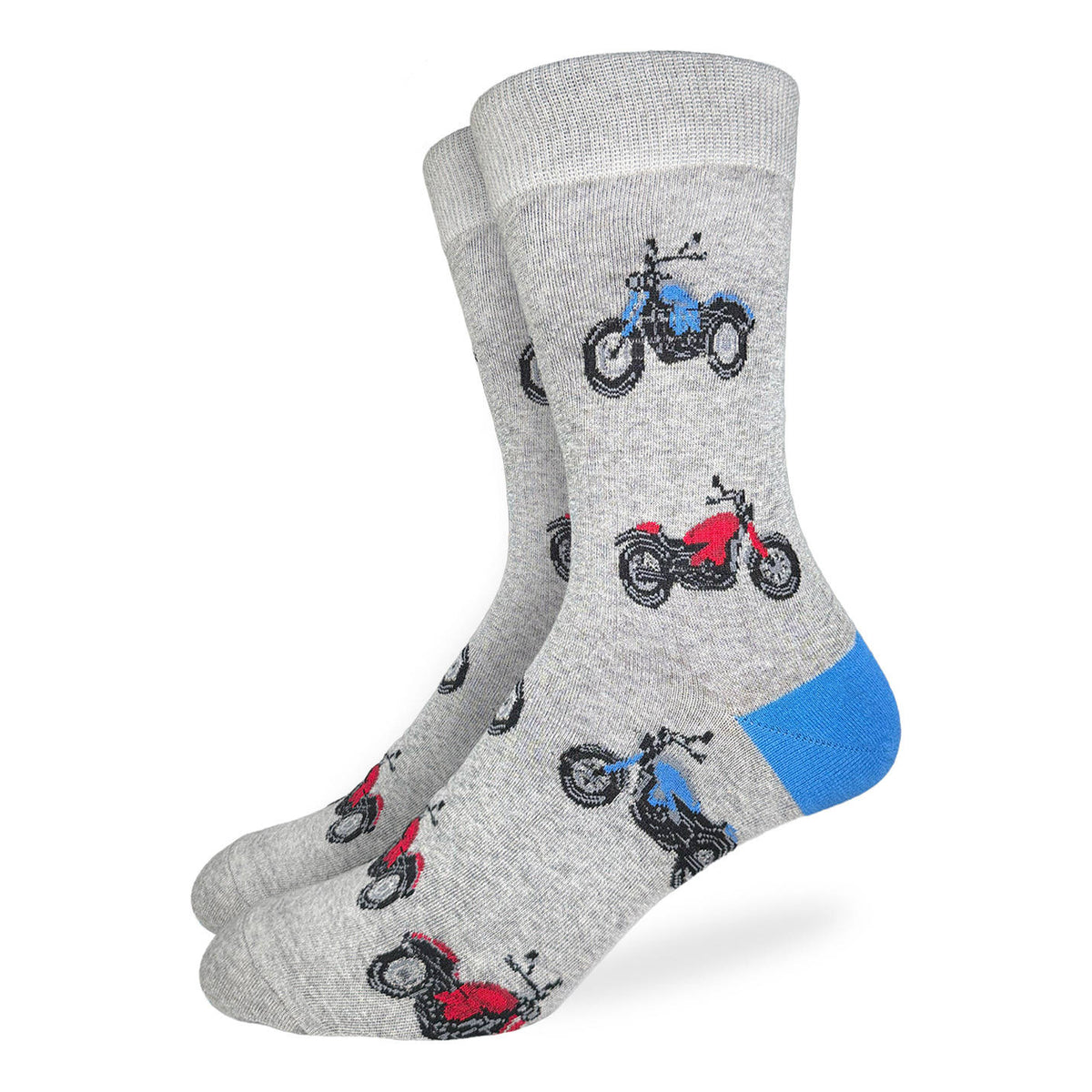 Men's Gray Motorcycle Socks